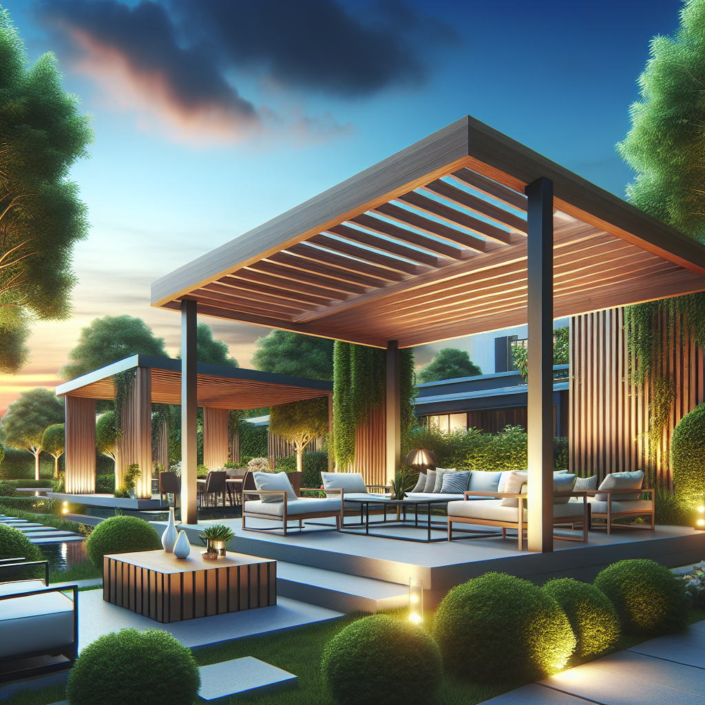 Pergola tarasowa – eleganckie i funkcjonalne rozwiązanie dla każdego ogrodu Pergola tarasowa – eleganckie i funkcjonalne rozwiązanie dla każdego ogrodu